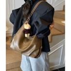 ショルダーバッグ バッグ Y2K  チャーム付き大容量バッグ ショルダーバッグ＆斜め掛けバッグ デイリー＆通勤用/3WAY レディース