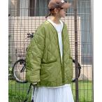 ショッピングアウター ブルゾン アウター 「notch. by KR」オーバーサイズキルティングコート レディース