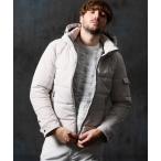 ショッピングプリント ブルゾン アウター フードプリント中綿ブルゾン メンズ