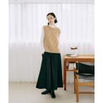 スカート ギンガムチェックギャザースカート