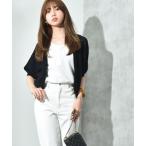 「INTERPLANET」 7分袖ニット FREE ブラ