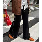 「HELLO.SANFRANCISCO」 ブーツカットパンツ SMALL ブラック レディース