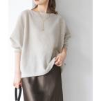 「NOBLE」 ドルマンスリーブニット FREE ベージュ レディース