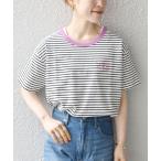 「SHIPS any」 「THEKNiTS」半袖Tシャツ ONE SIZE ホワイト レディース