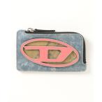 「DIESEL」 カードケース UNI インディゴブルー レディース