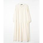 ワンピース Vネック　マキシ丈ワンピース