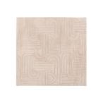 ラグ ラグマット アレーナ ホットカーペットラグ L ライトブラウン 床暖房対応 洗濯可 こたつ対応