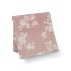 ショッピングブランケット ブランケット 「WARMY ウォーミー」ふわふわ フラワー ブランケット（毛布） ダブル ピンク