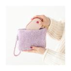 両手を温められるカイロポーチ パープル