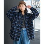ショッピングブルゾン ブルゾン アウター CPO チェック シャツジャケット レディース