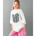 tシャツ レース ビスチェ プリント 7