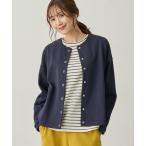 カーディガン リングドットカーディガン レディース