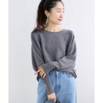 ニット セーター ジュエリーボタンスリーブニット レディース