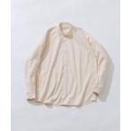 ショッピングバンド シャツ 「蓄熱 / XLサイズあり」アーバンリラックスサーモネルバンドカラーシャツ メンズ