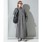 ワンピース 限定展開 KAVU × FREAK'S STORE/カブー 別注 ボア ボタン ワンピース