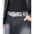 ショッピングダルメシアン ベルト アニマル柄合皮ベルト/ダルメシアン メンズ レディース