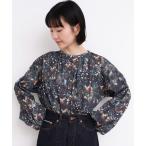 ショッピングプリント ブラウス シャツ 星くずと冬の街　シャツコールプリントブラウス レディース