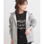 カーディガン 「S-LL」大人っぽく着られる ダンボールジップパーカ レディース
