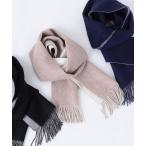 ショッピングマフラー マフラー SHIPS any: サープラスヤーン ウール リバーシブル ソリッド マフラー メンズ