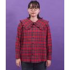 ショッピングドゥ ブラウス シャツ TARTAN CHECK BLOUSE レディース