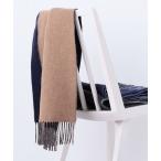 マフラー SHIPS any: サープラスヤーン ウール カシミヤ リバーシブル ソリッド マフラー メンズ