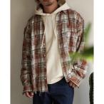 シャツ ビンテージクラッシュチェックビックシャツ メンズ