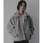 コート アウター ファー2WAYジャケット レディース