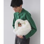 ショッピングバッグ トートバッグ 「2WAY」フェイクファーミドルトートバッグ レディース