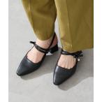 パンプス パール チャーム 付き バックストラップ パンプス /56316