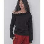 tシャツ フリルオフショルダープルオーバー EM25a087「EIGHTHMONTH」 レディース