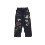 パンツ BABY MILO FRIENDS DENIM PRINT SWEAT PANTS キッズ 子供服 男の子 女の子