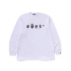 ショッピングfit tシャツ WRINKLE BAPE LOGO RELAXED FIT LS TEE メンズ レディース