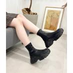 ブーツ 軽量 厚底 スニーカーソール ショートブーツ 41412 レディース