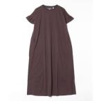 「coen」 半袖ワンピース FREE ダークブラウン レディース