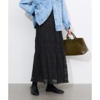 スカート 「WEB限定/追加」MAJOLICAティアプリーツスカート