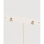 「agete」 ダイヤモンド ピアス（両耳用） - ゴールド レディース