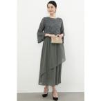 「Cinderella」 長袖ワンピース MEDIUM ダークグレー レディース