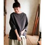 「soulberry」 7分袖カットソー M スミクロ レディース