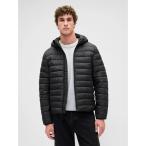 ダウンジャケット ダウン リサイクル フード付き パファージャケット メンズ