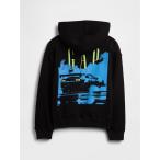 ショッピングGAP パーカー  リラックスフィット GAPロゴ グラフィックパーカー (キッズ) キッズ 子供服 男の子