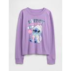 ショッピングスティッチ tシャツ GapKids x ディズニー リロ・アンド・スティッチ オーバーサイズ グラフィックTシャツ キッズ 子供服 女の子