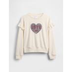 トレーナー  フリッピースパンコール グラフィック スウェットシャツ (キッズ) キッズ 子供服 女の子