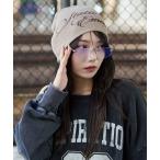 ショッピングニット帽 ニット帽 ニットキャップ WEGO/スプレープリントシングルニットワッチ レディース