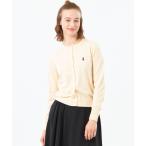 カーディガン 「WEB＆一部店舗限定」バッキンガムベア ワッペンニットカーディガン レディース