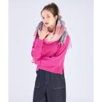 ショッピングカフス ニット セーター ウールリブカフスプルオーバー レディース