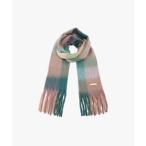 マフラー ストール WEB限定 ブロックチェックストール レディース