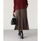 ショッピングスウェード スカート なめらかタッチスウェード調マーメイドスカート
