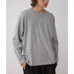 tシャツ 引き揃え天竺長袖トップス 