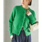 カーディガン 「一部WEB限定」「手洗い可能」フォックス クルーネック ニット カーディガン レディース