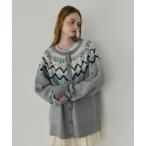 カーディガン nordic knit cardigan  / ノルディックニットカーディガン レディース